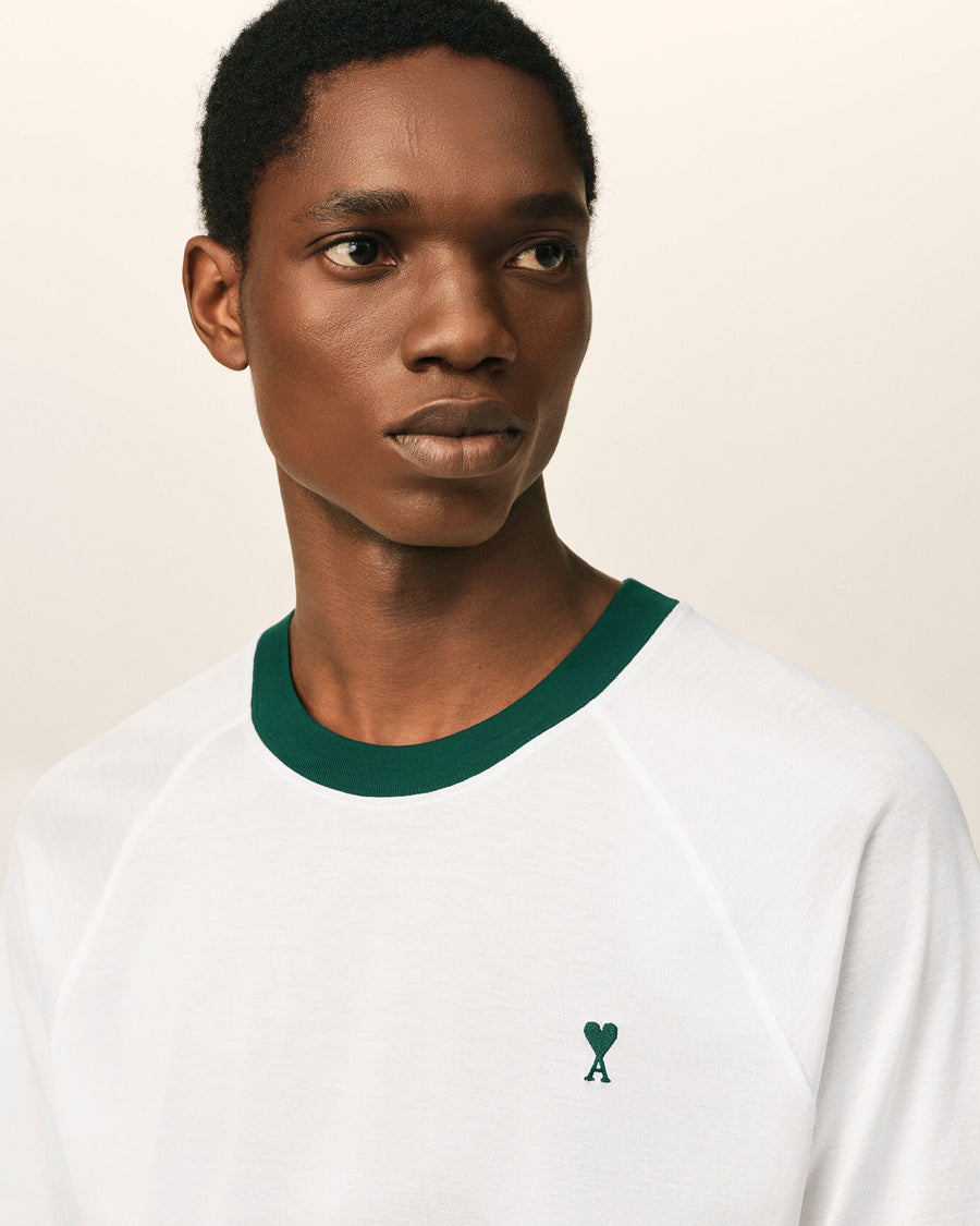 White Cotton Ami De Coeur T-Shirt