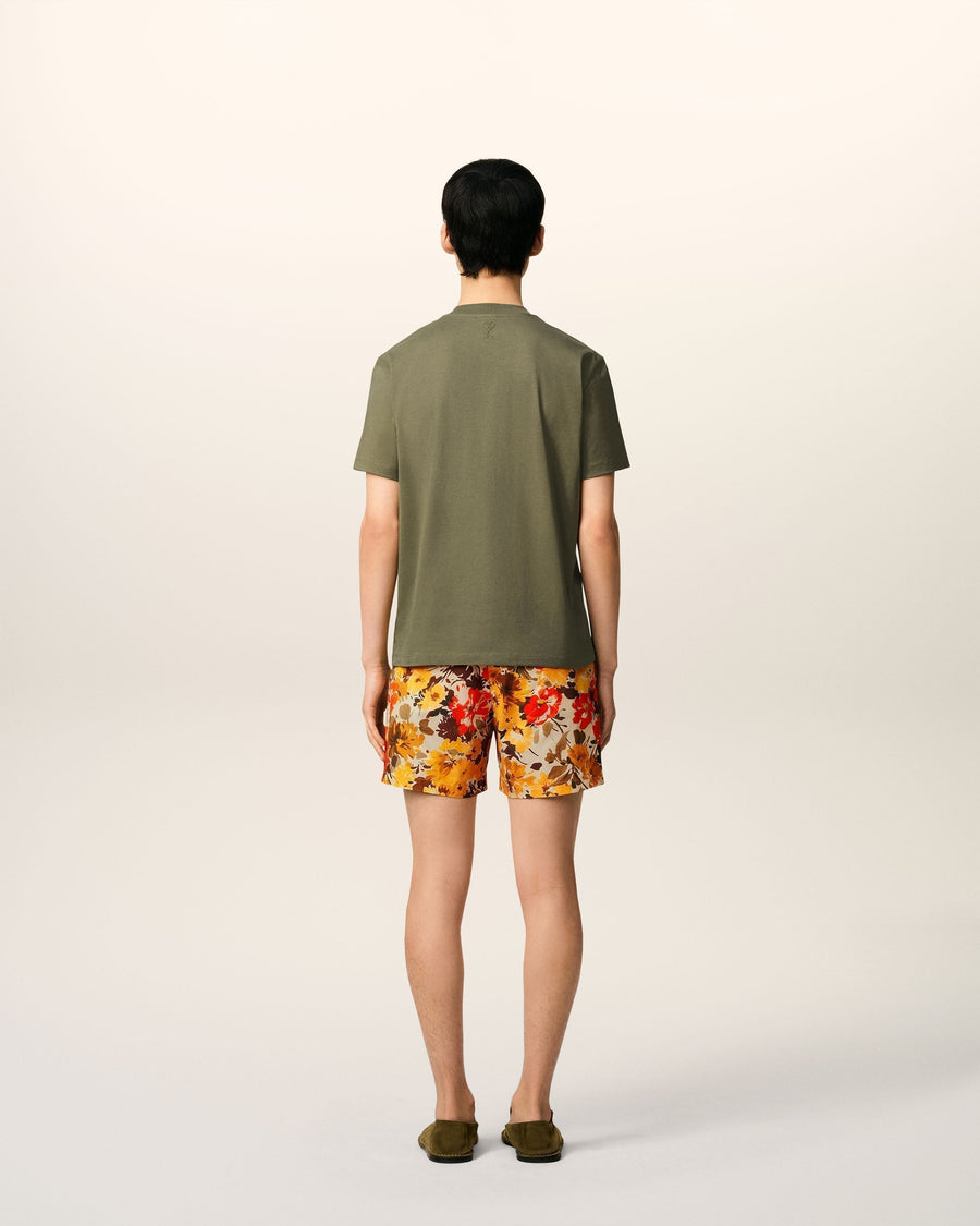 Green Cotton Ami Patch T-Shirt