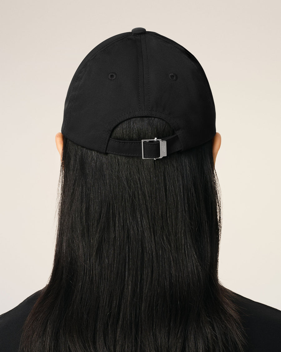 Black Twill Ami de Coeur Stud Cap