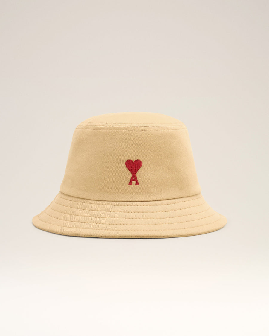 Red Ami de Coeur Embroidery Bucket Hat