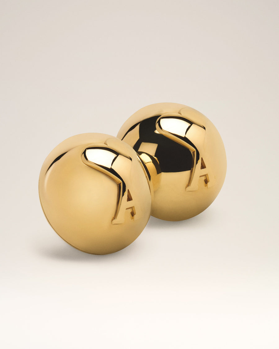 Domed Ami de Coeur Earrings