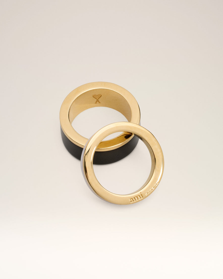Gold Brass Rivage Ring