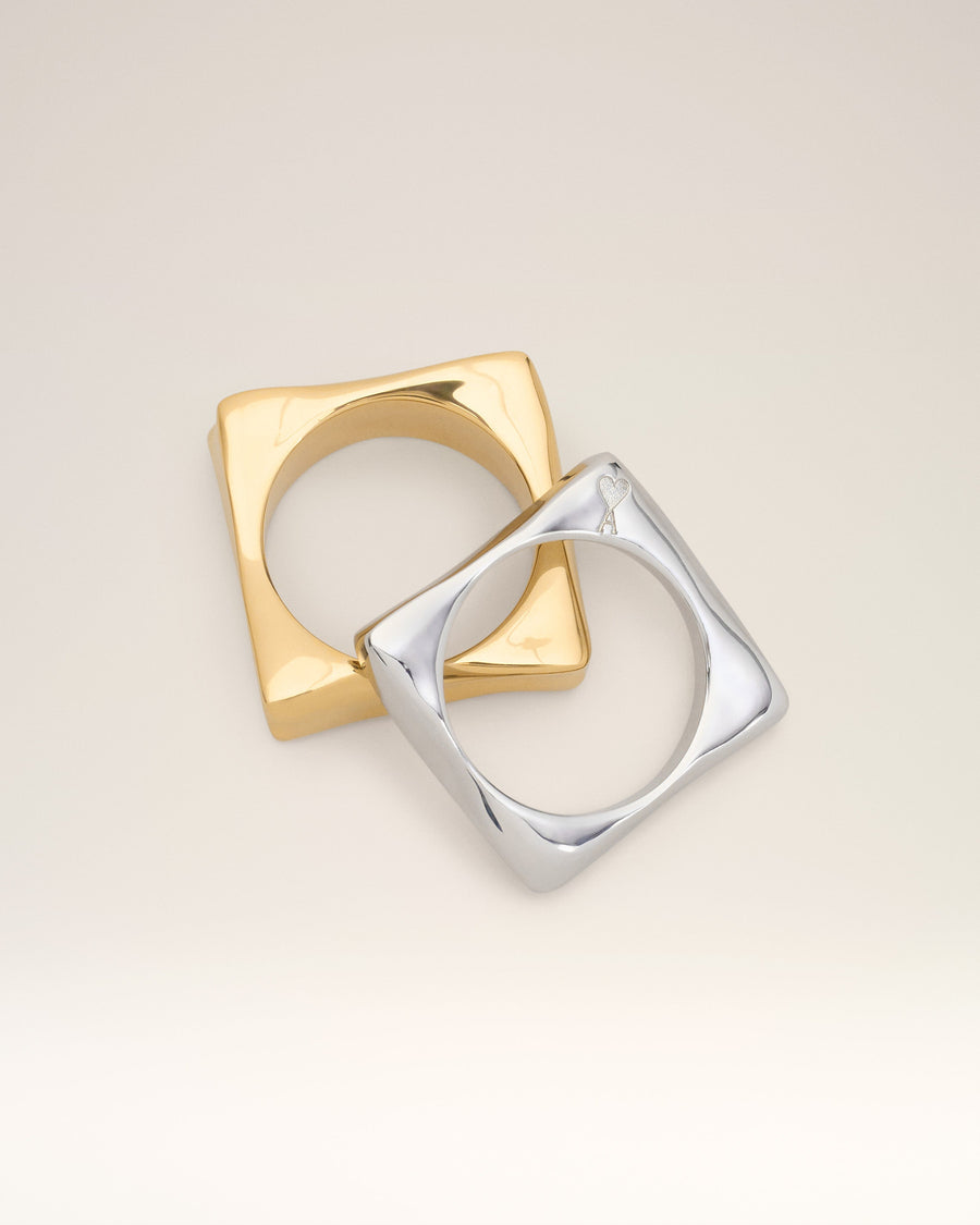 Gold Brass Dune Ring