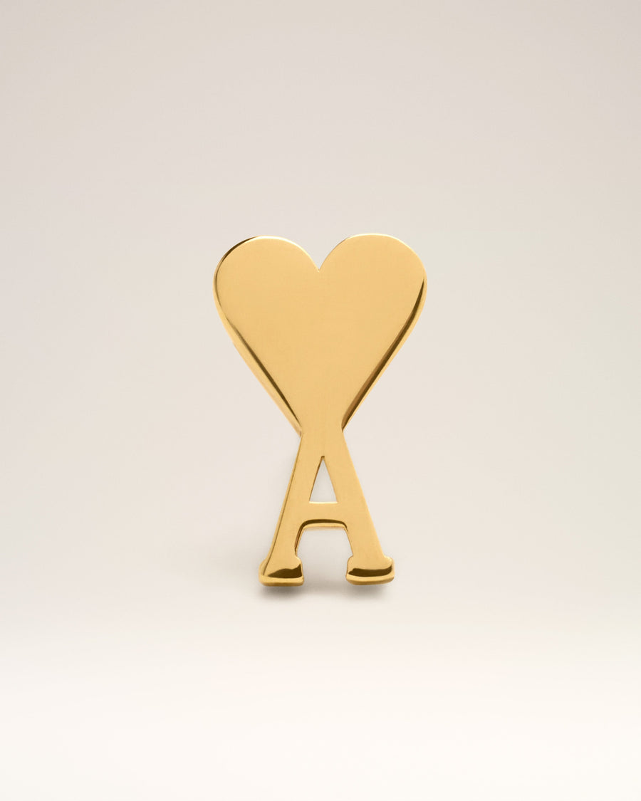 Gold Brass Ami De Coeur Studs