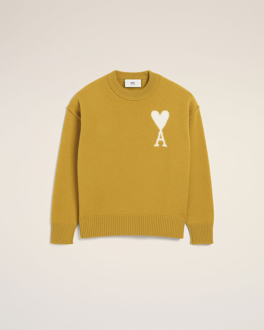 Mustard Wool Ami de Coeur Sweater