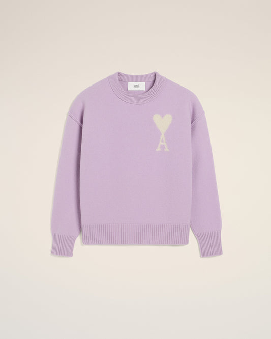 Purple Wool Ami de Coeur Sweater