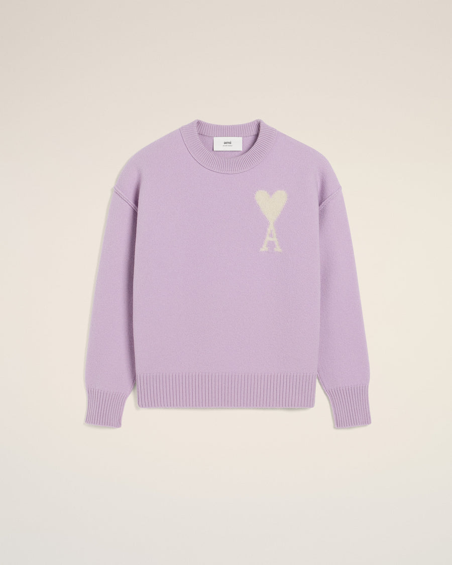 Purple Wool Ami de Coeur Sweater