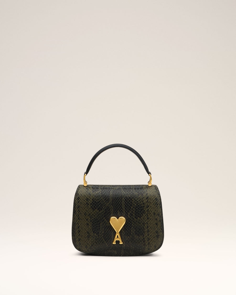 Green Leather Top Handle Paris Paris Bag