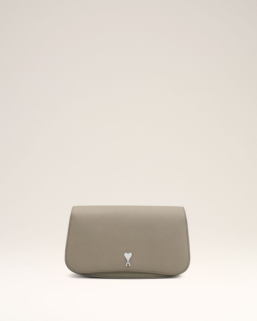 Grey Leather Crossbody Paris Paris Bag