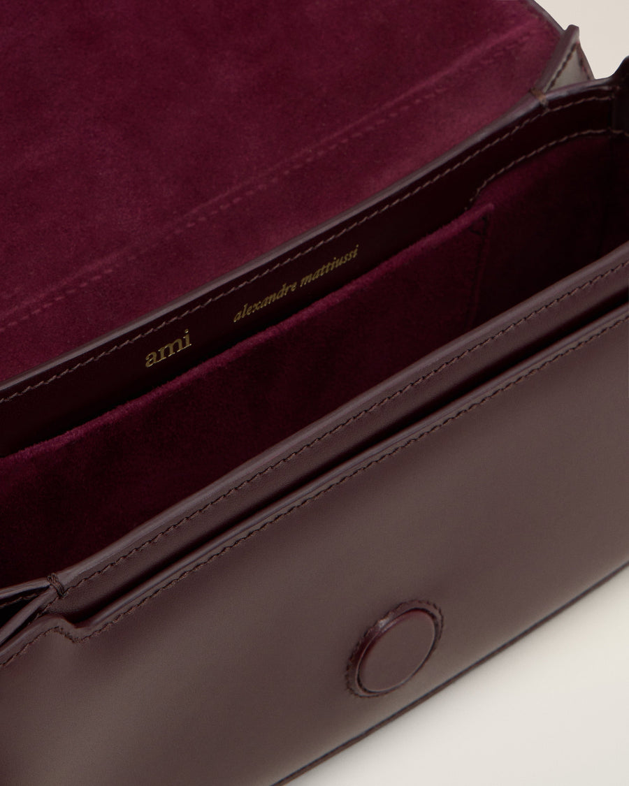 Burgundy Leather Shoulder Bag Paris Paris Bag