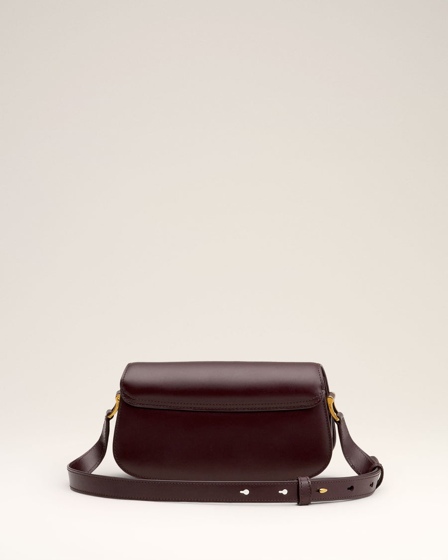 Burgundy Leather Shoulder Bag Paris Paris Bag