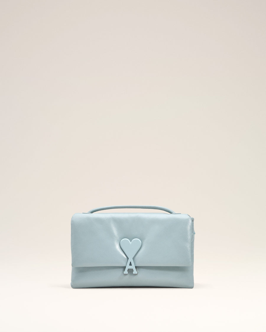 Blue Smooth Leather Voulez Vous Bag
