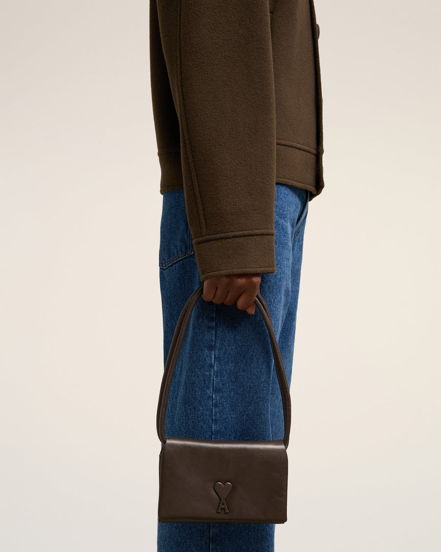 Brown Leather Voulez-Vous Wallet Strap
