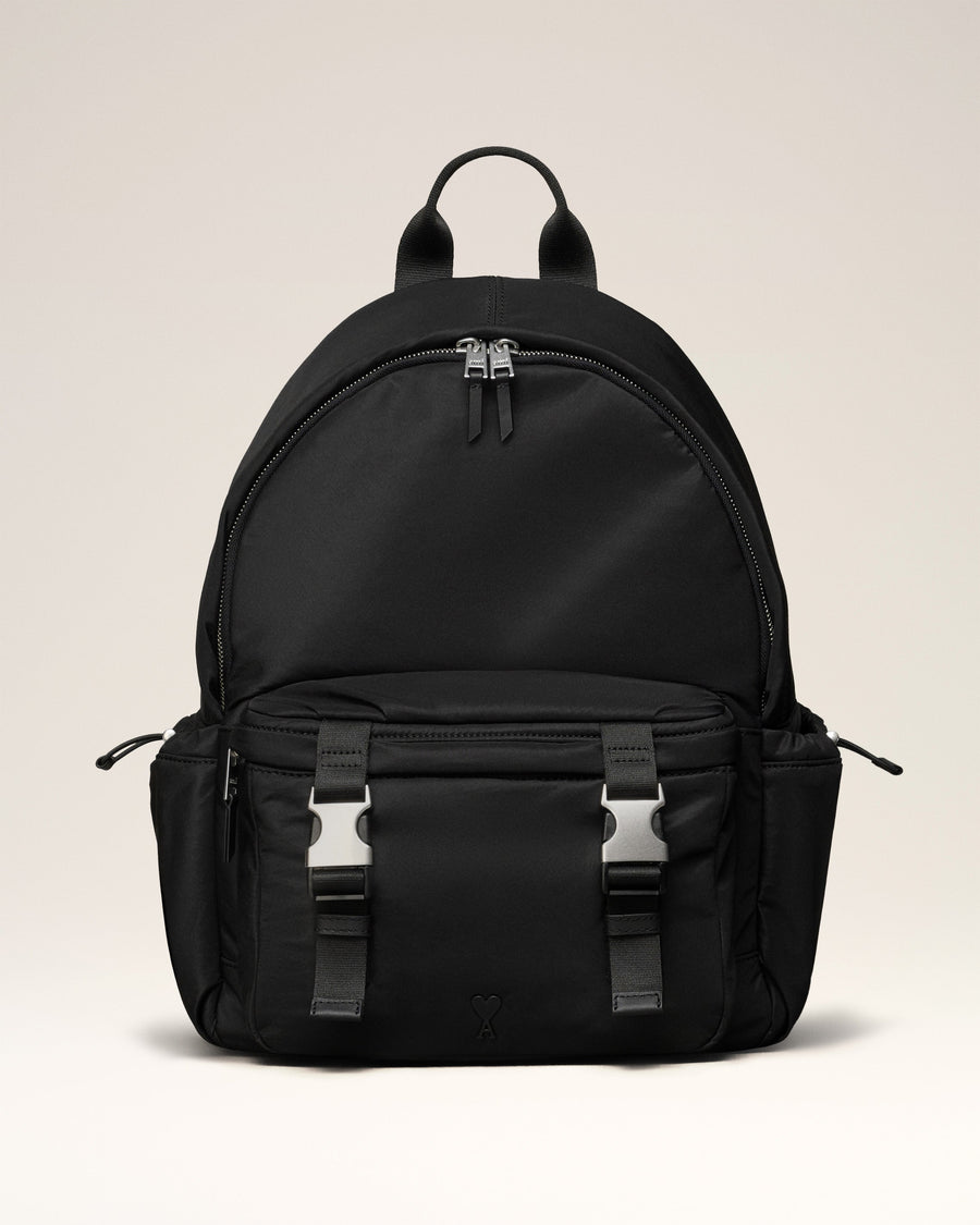 Black Nylon Ami De Coeur Backpack