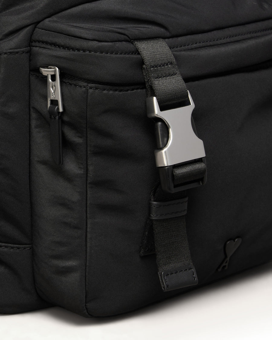 Black Nylon Ami De Coeur Backpack