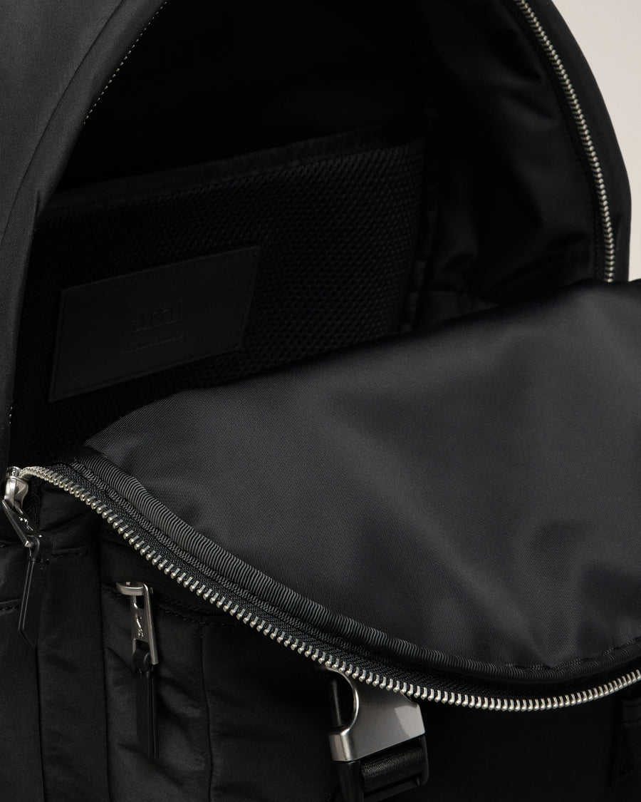 Black Nylon Ami De Coeur Backpack