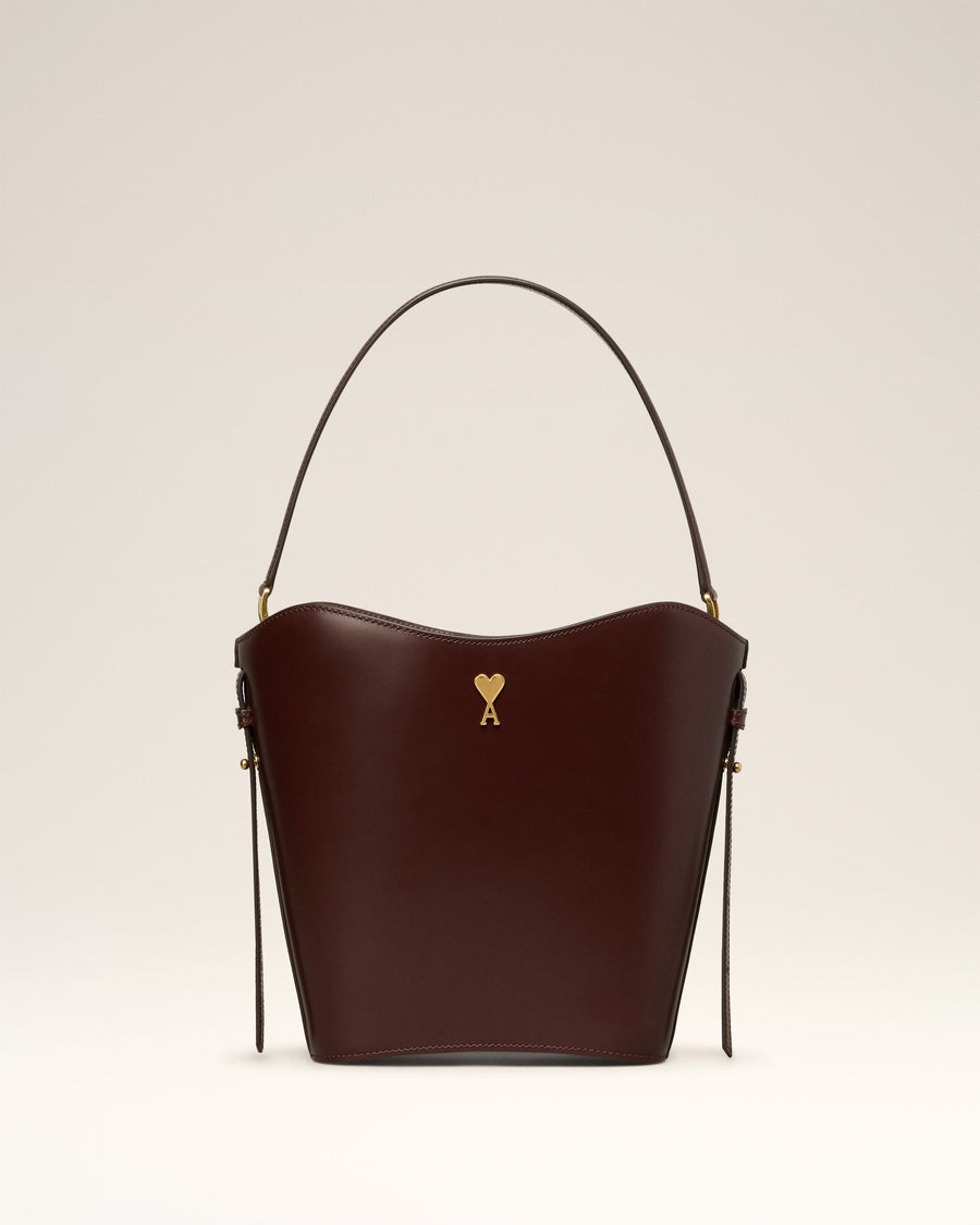 Brown Leather Paris Paris Bucket Bag