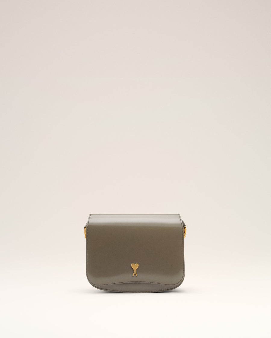 Grey Glazed Leather Paris Paris Bag