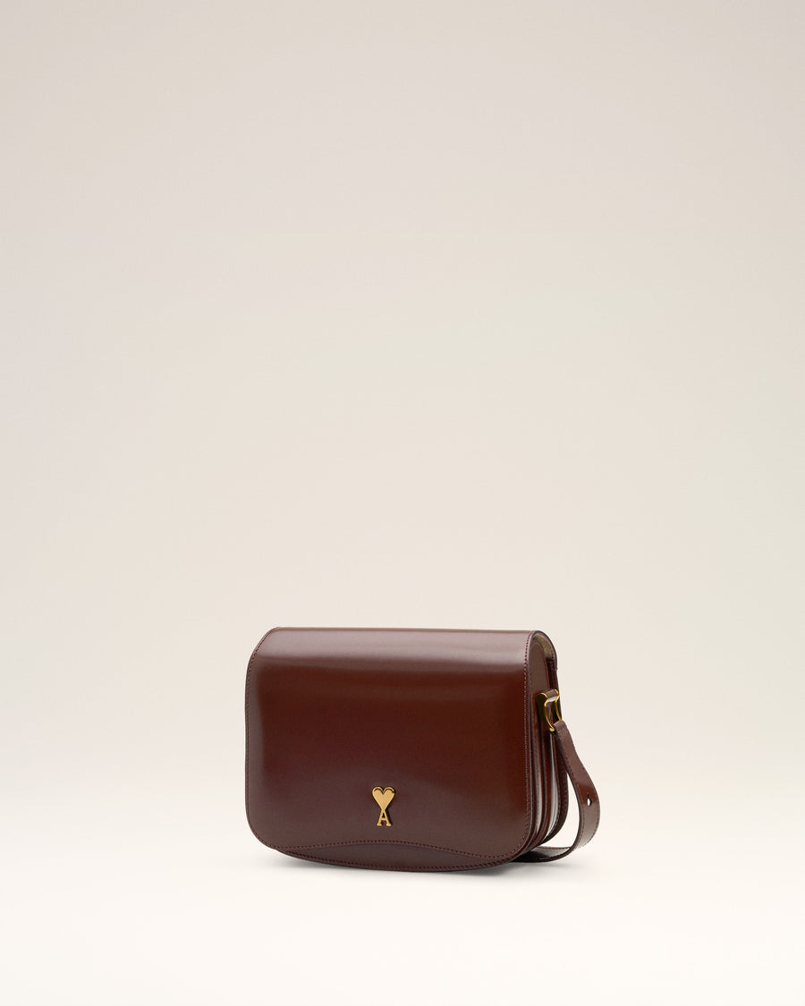 Burgundy Glazed Leather Paris Paris Bag