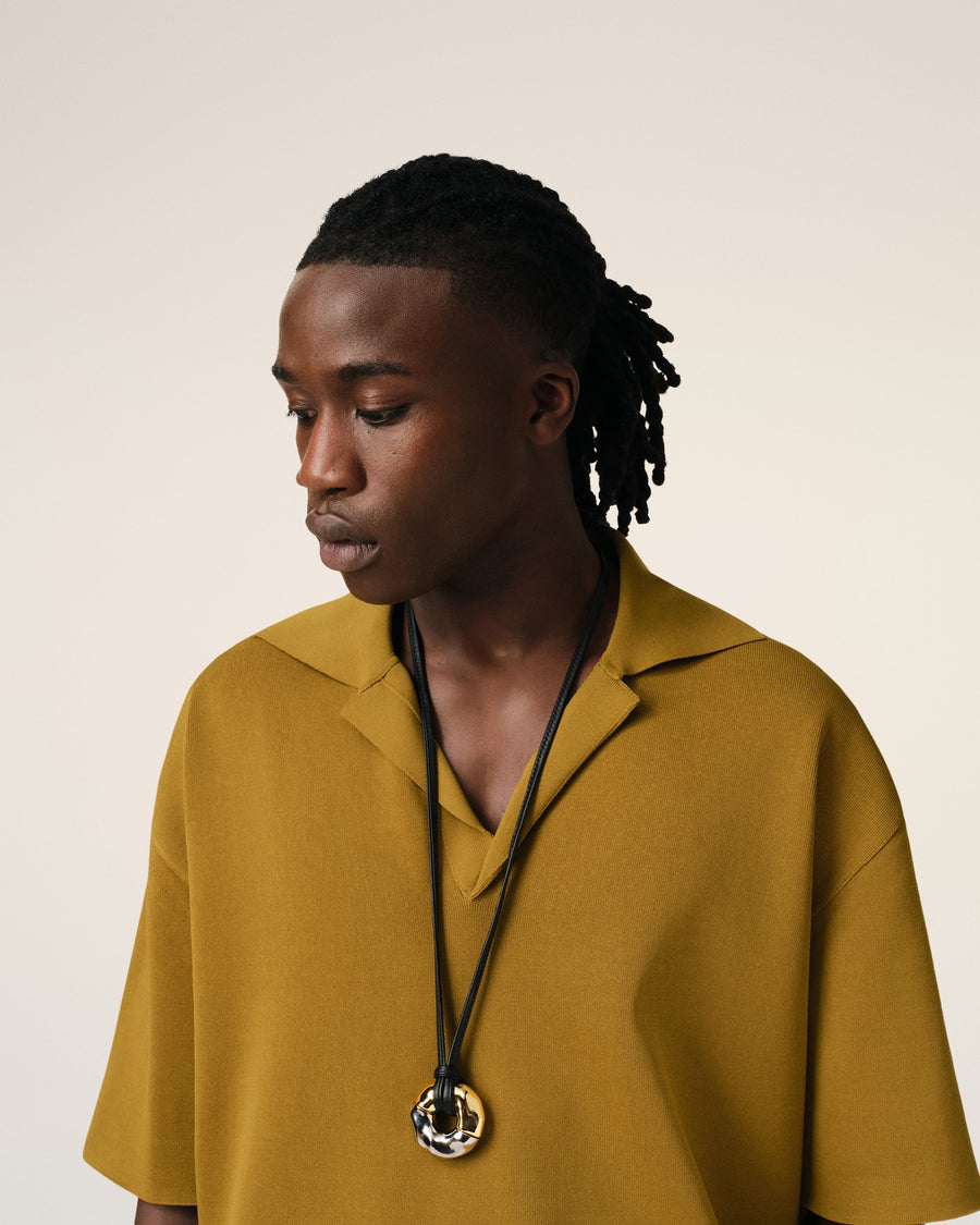 Mustard Short Sleeve Polo