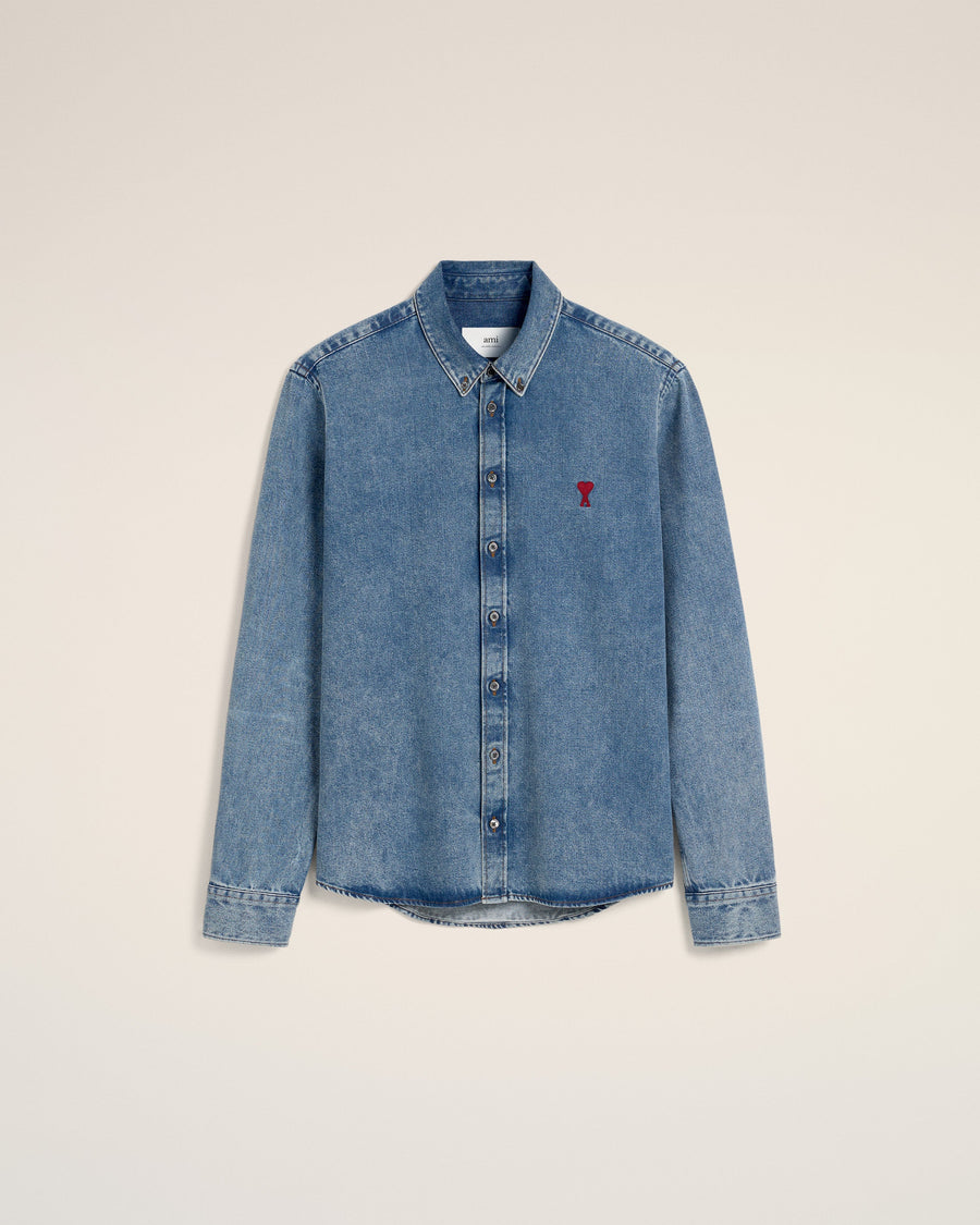 Blue Denim Button-Down Ami de Coeur Shirt