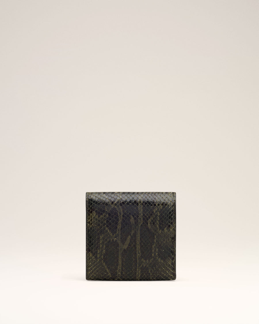 Green Leather Paris Paris Wallet