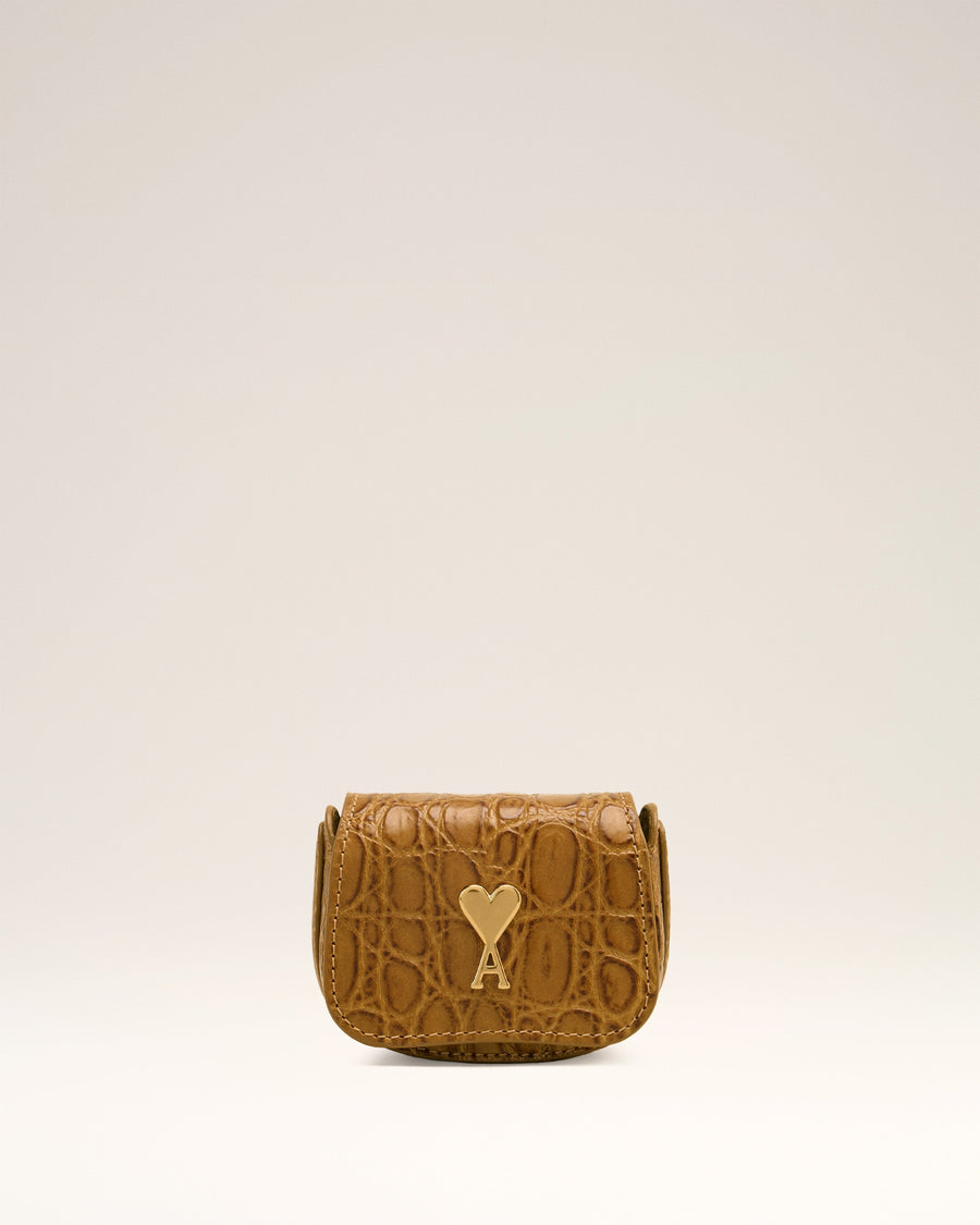 Brown Leather Paris Paris Nano Pouch