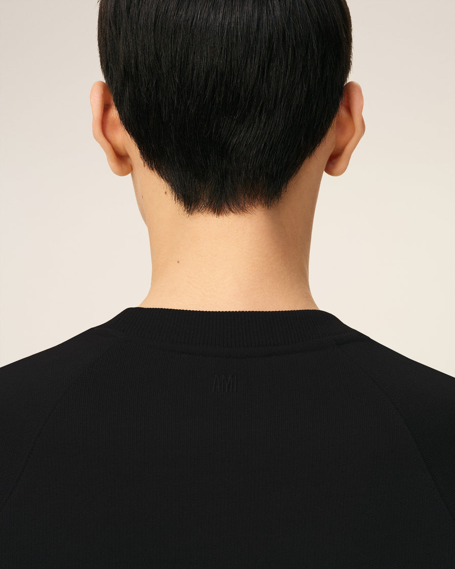 Black Cotton Ami De Coeur Sweatshirt