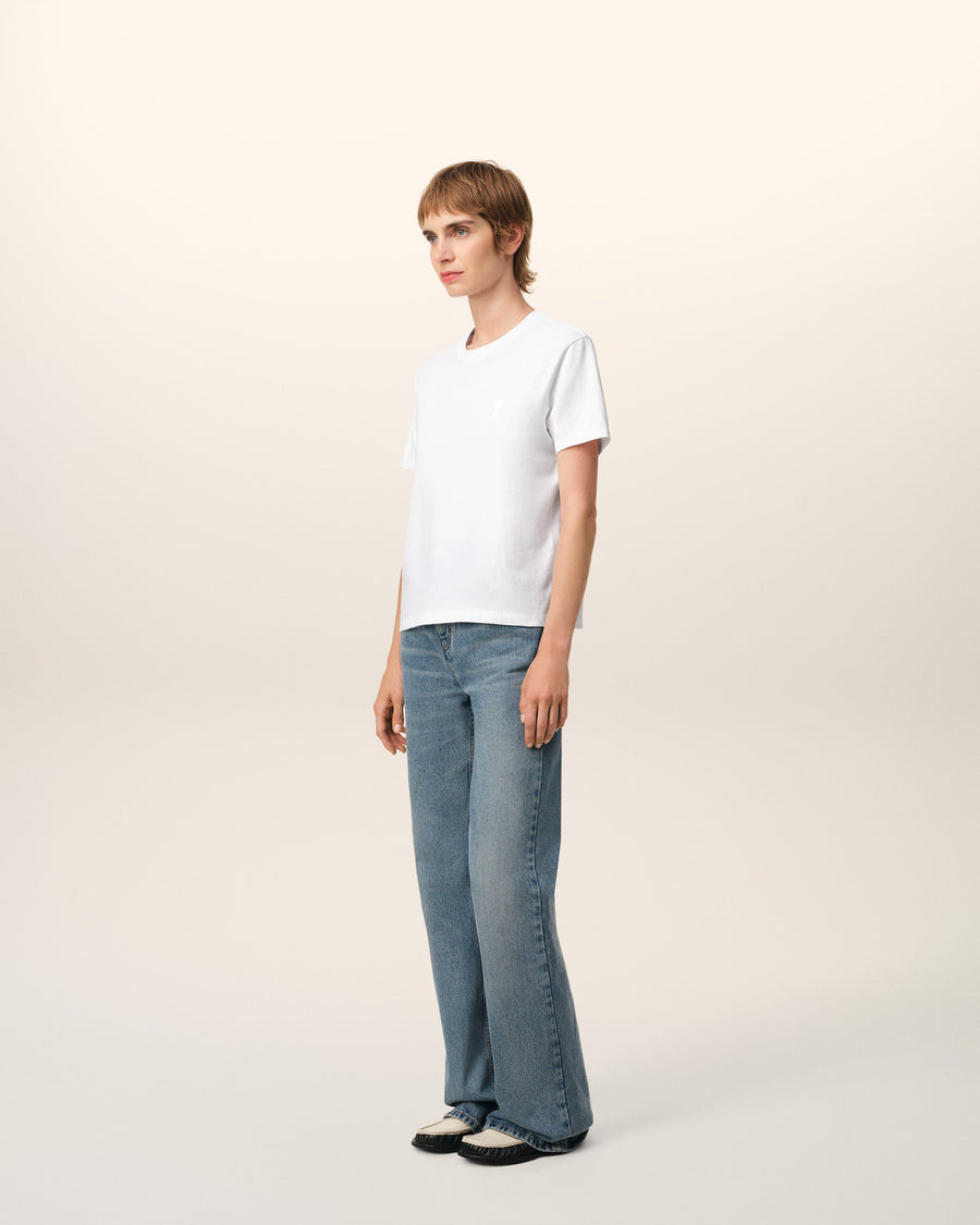 White Cotton Ami de Coeur T-shirt