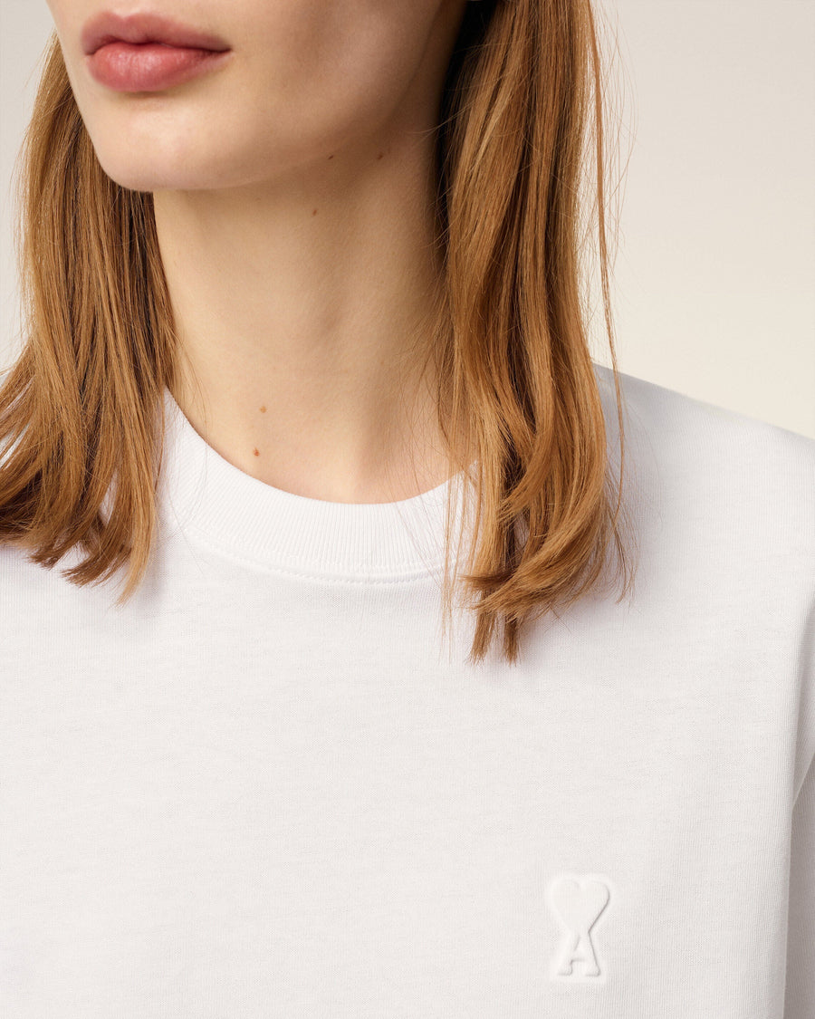 White Organic Cotton Ami De Coeur T-shirt