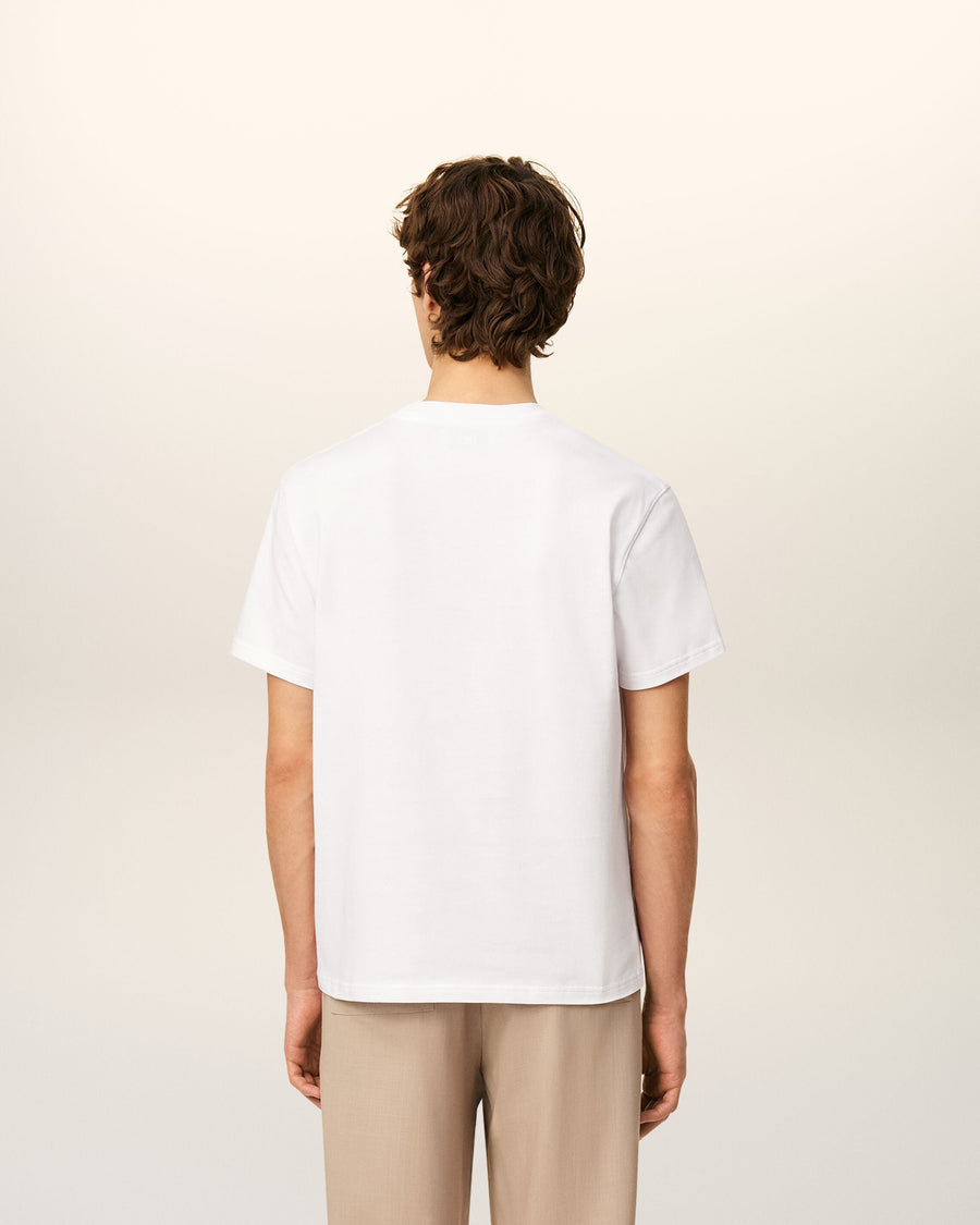White Organic Cotton Ami De Coeur T-shirt