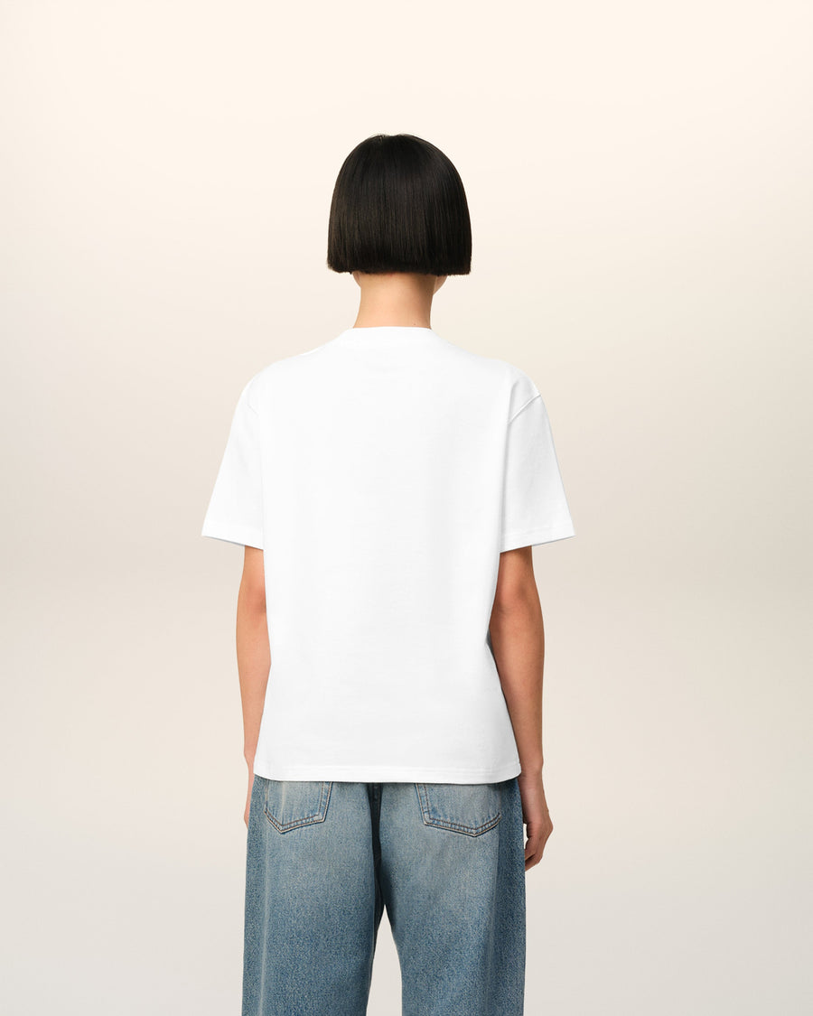 White Cotton Ami de Coeur T-shirt