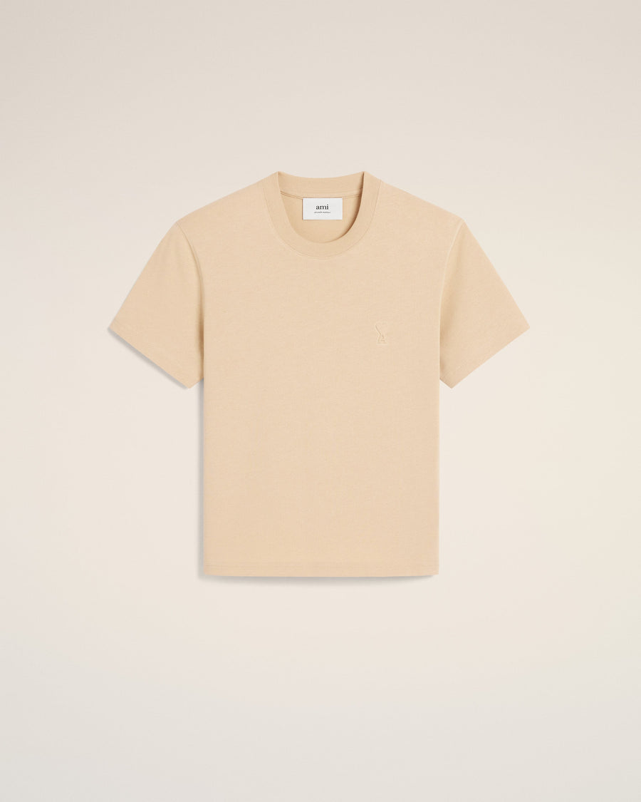 Beige Cotton Ami de Coeur T-Shirt