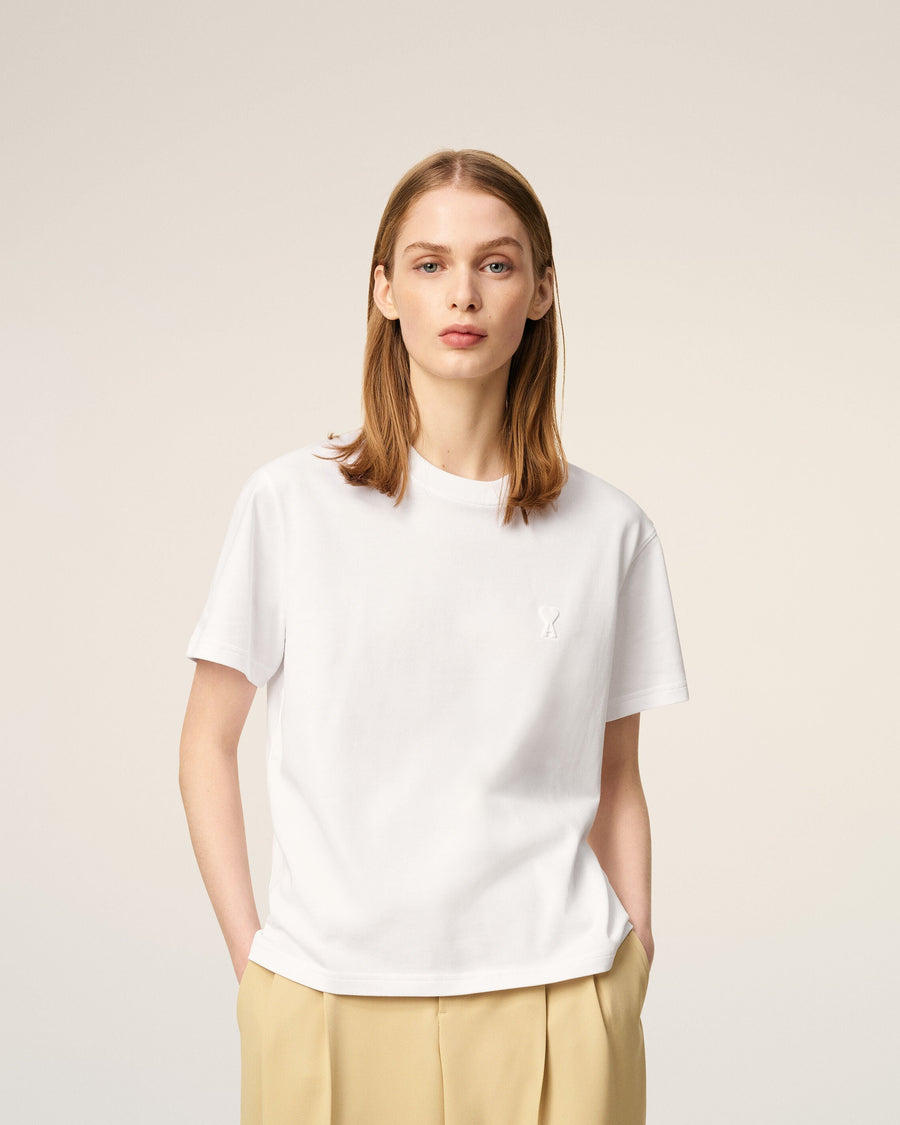 White Organic Cotton Ami De Coeur T-shirt