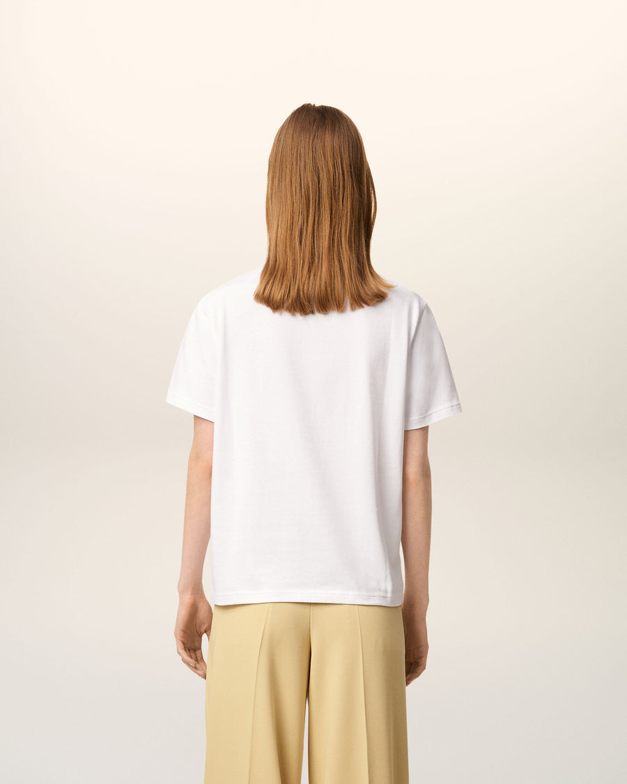 White Organic Cotton Ami De Coeur T-shirt