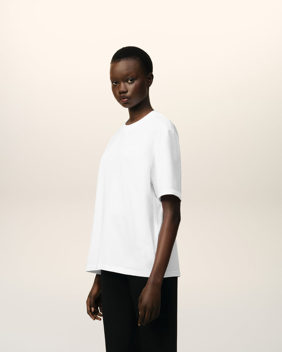 White Cotton Ami de Coeur T-shirt