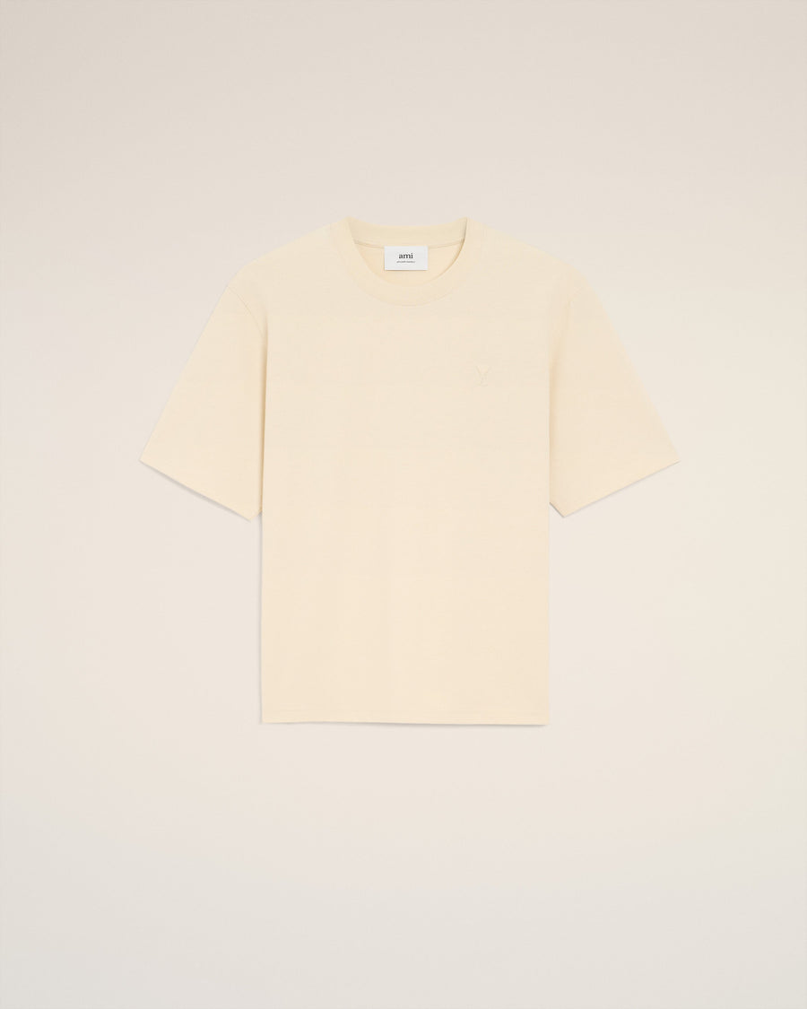White Cotton Ami De Coeur T-shirt