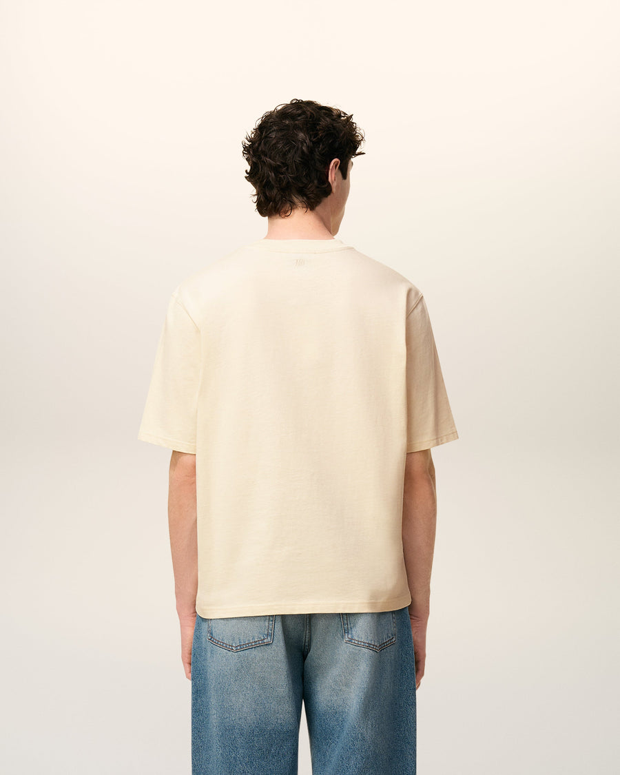White Cotton Ami De Coeur T-shirt