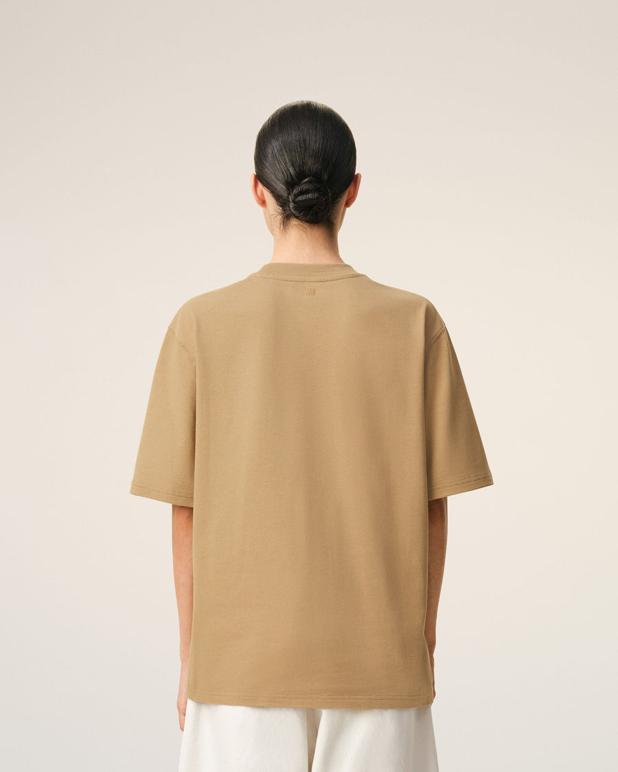 Beige Cotton Ami De Coeur T-shirt