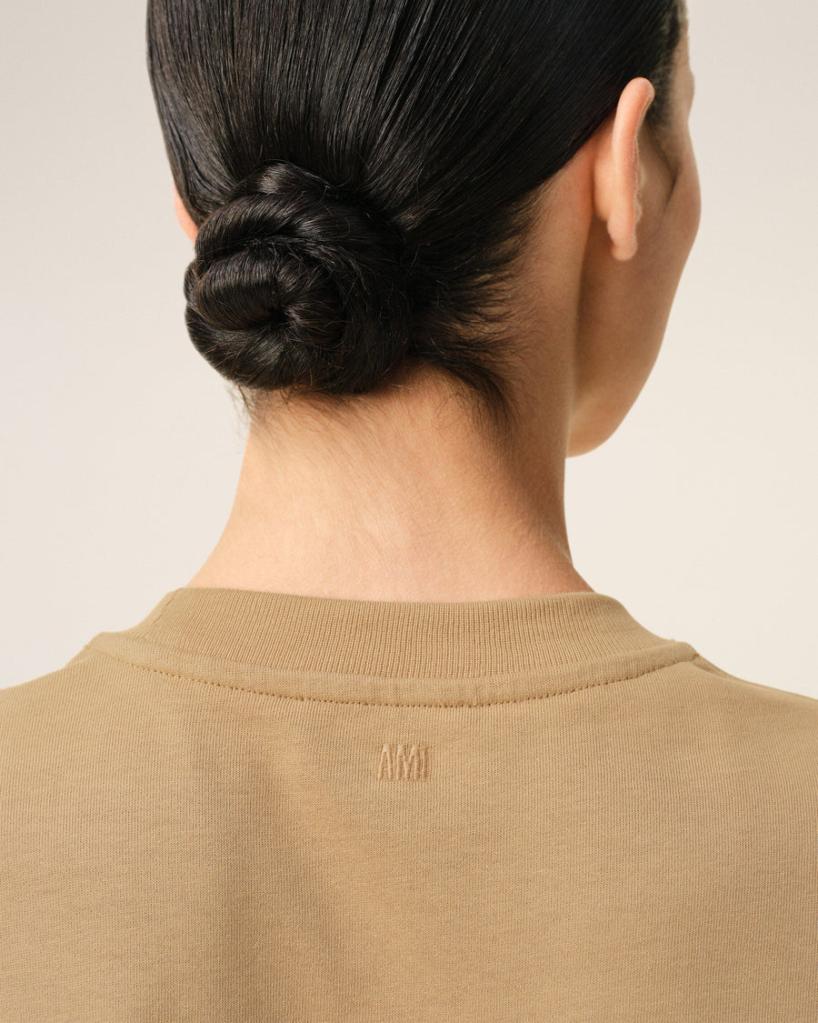 Beige Cotton Ami De Coeur T-shirt