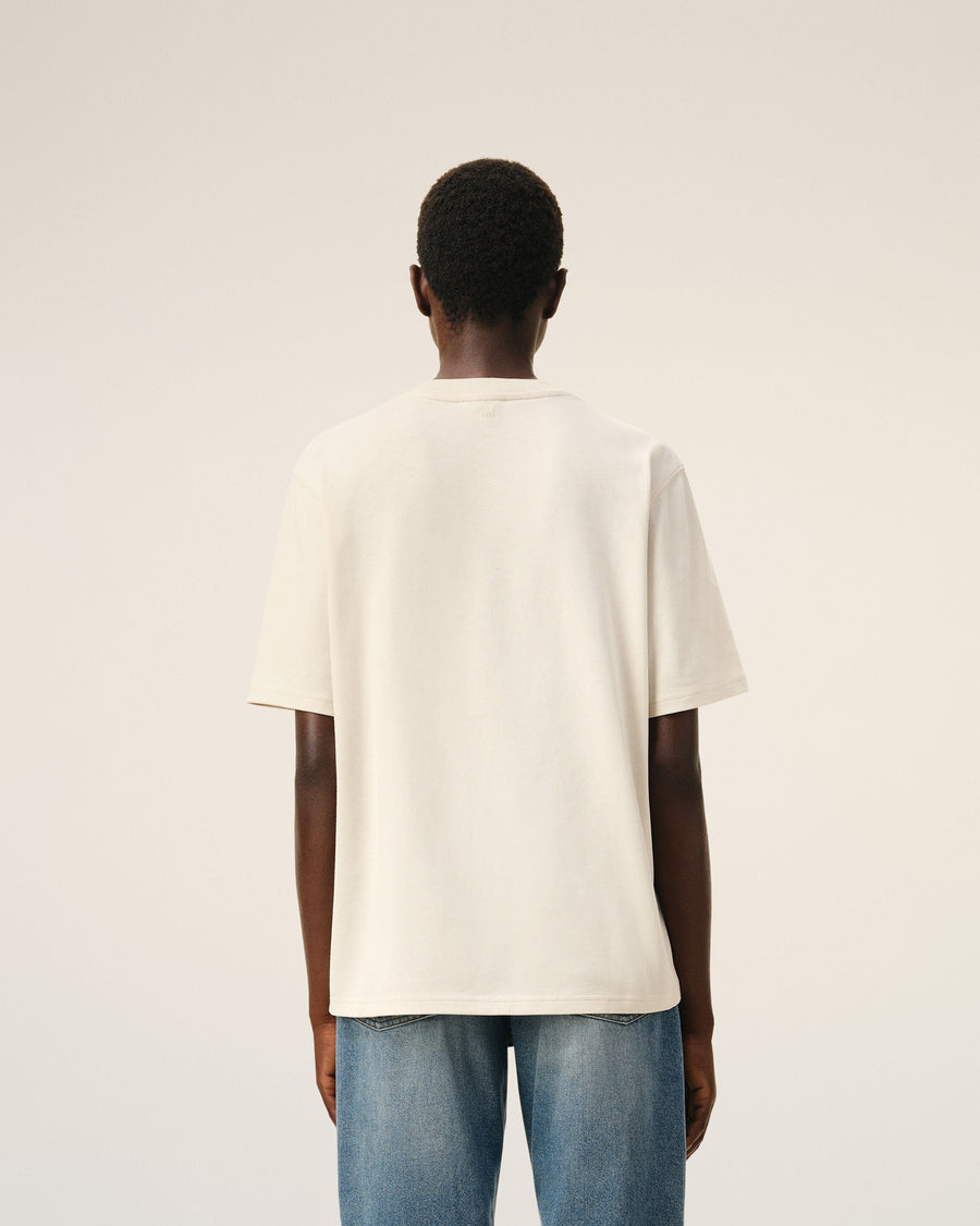 White Cotton Ami De Coeur T-shirt
