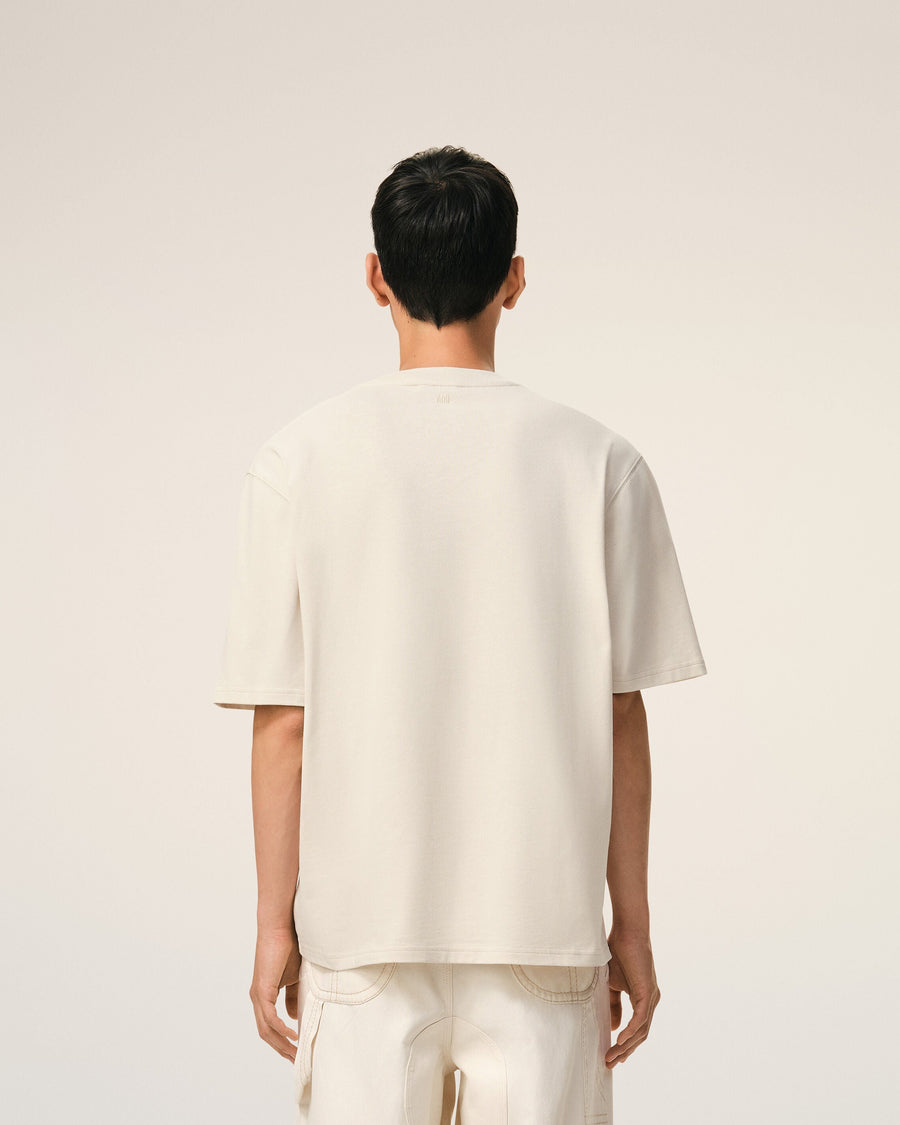 White Cotton Ami De Coeur T-shirt