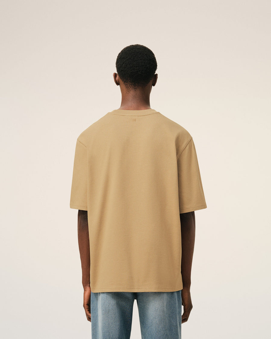 Beige Cotton Ami De Coeur T-shirt