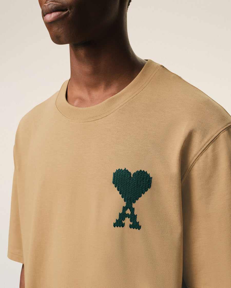 Beige Cotton Ami De Coeur T-shirt